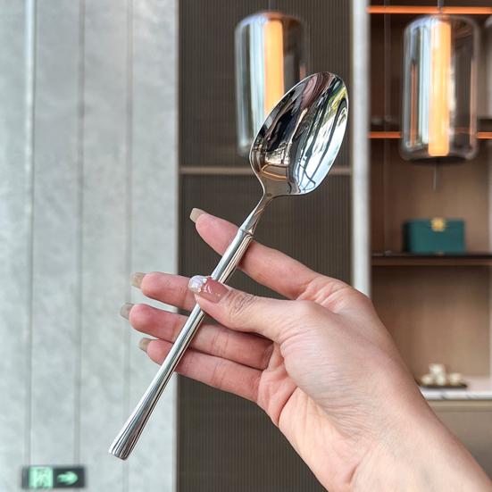Western Food Tableware 304 Stainless Steel Slim Waist Handle Knife Fork Spoon Mirror Polished Dishwasher Safe Flatware
