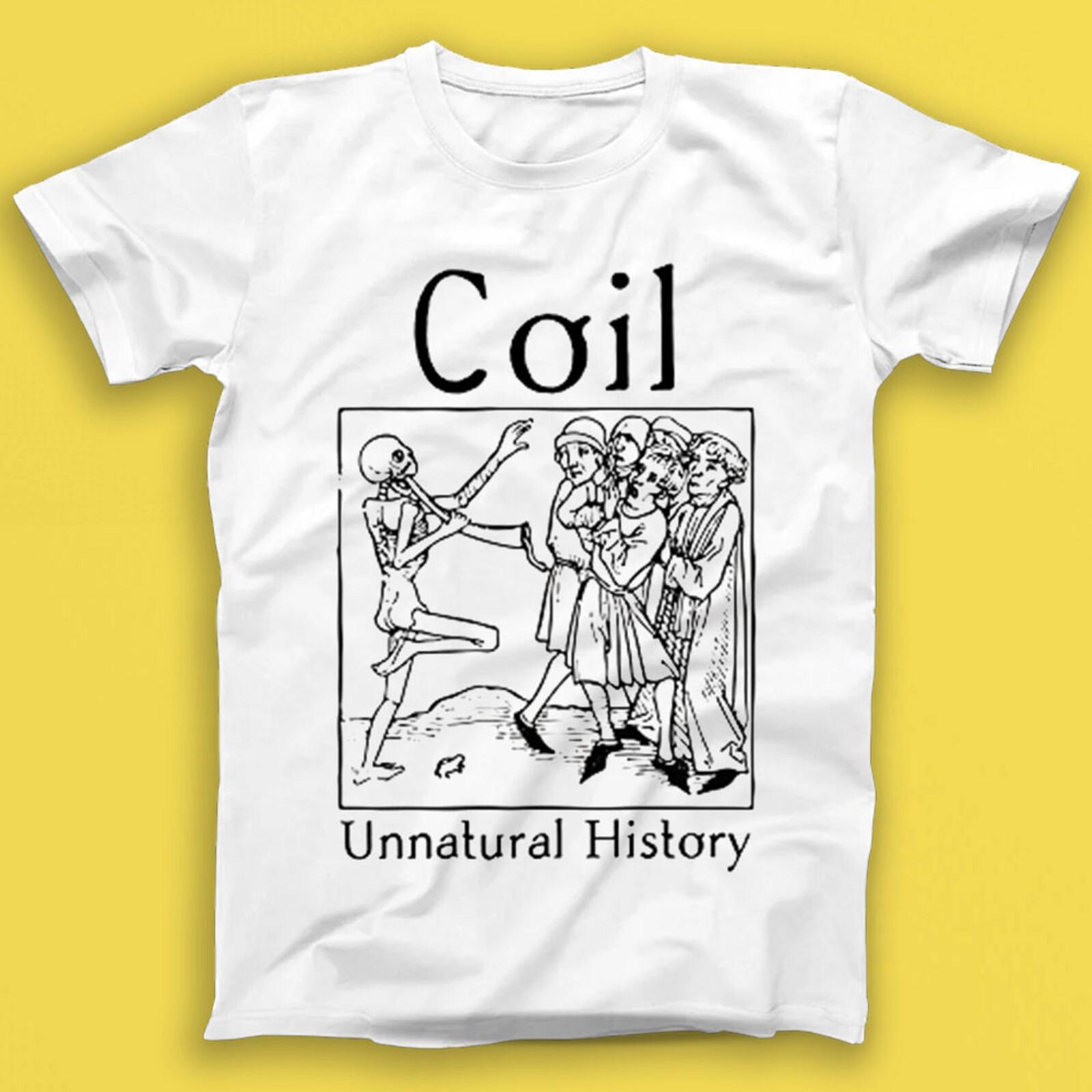 Coil Неестественная История Электронная Музыка Подарок Футболка 1959 XXXL