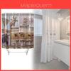 Animal Shower Curtain Peva Waterproof Bathroom Divider For Home Use