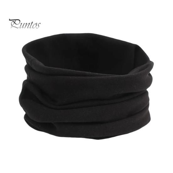 

Мужской и женский термошарф с утолщенной двухсторонней бархатной подкладкой, зимний окрашенный шарф с хорошей теплоизоляцией, высокоэластичный шарф чёрный