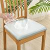 Waterproof PU Leather Seat Covers for Dining Chairs Stretch Dining Room Chair Seat Covers Kitchen Chair Seat Covers Protectors