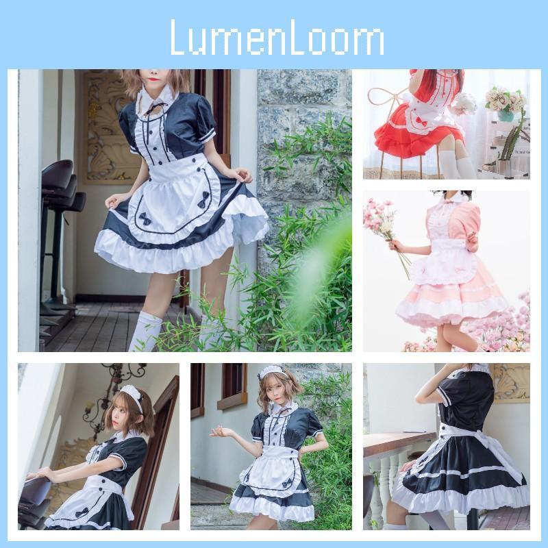 Cute And Stylish Alice In Wonderland Maid Costume For Cosplay And Anime Shows One-piece Design