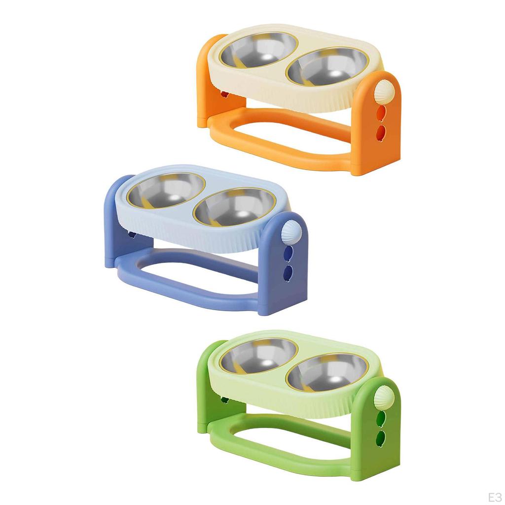 Höhenverstellbarer Futterspender für Katzen und Hunde, Universell für Hunde mit