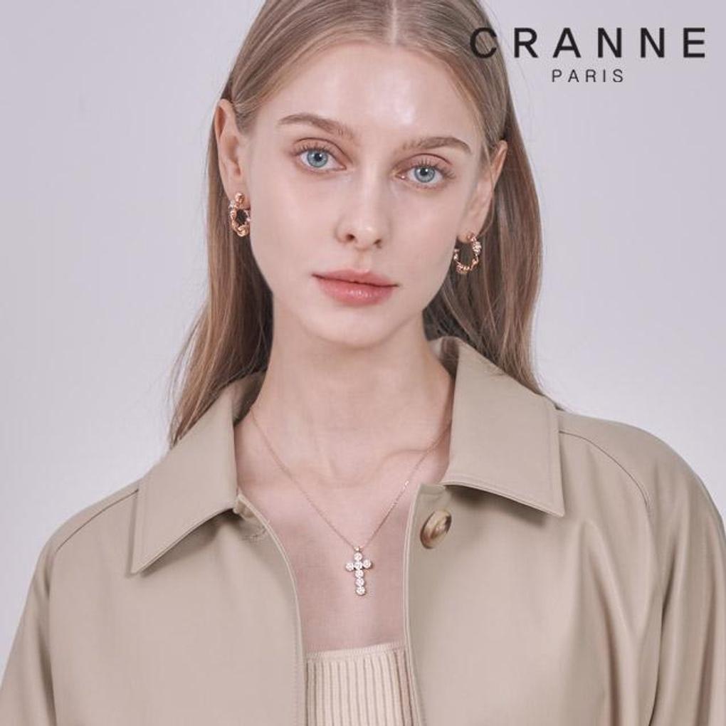 Cubic Cross Necklace C24NB107