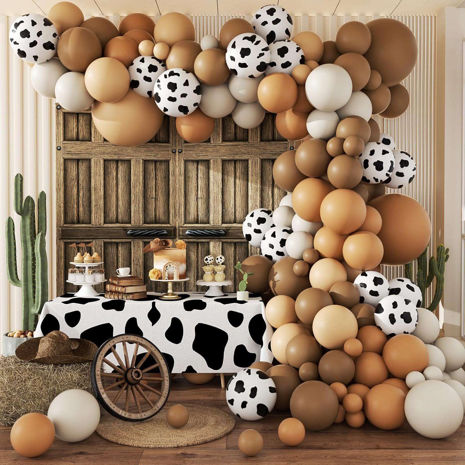 

Western Cowboy Cow Print Balloon Set for Party Decor