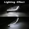 For Hyundai Elantra GT I30 2012 2013 2014 2015 2016 DRL Fog Covers Daytime Running Lights Car Front Bumper Fog Lamp Assembly 12V