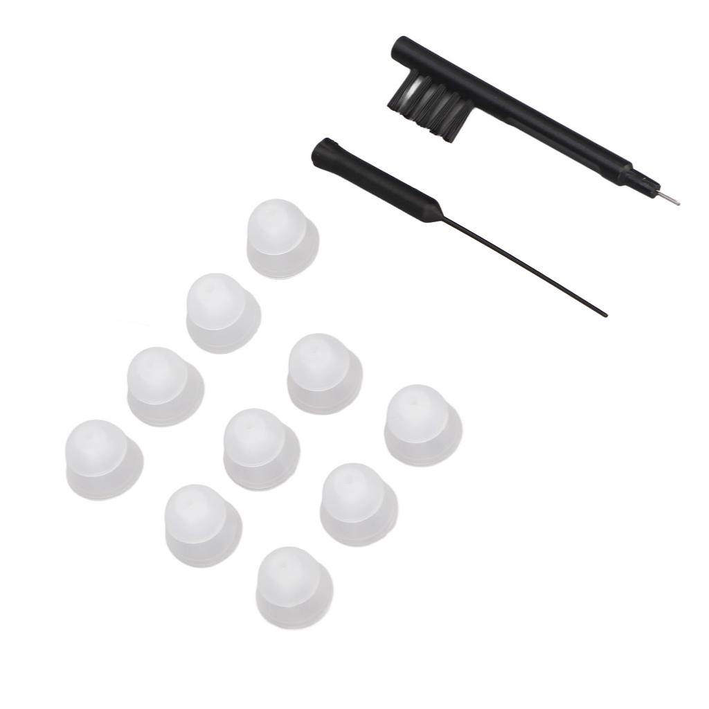 Silikon Hörverstärker Dome Ohrstöpsel Set Professioneller Hörverstärker Reinigungsbürste Belüftung