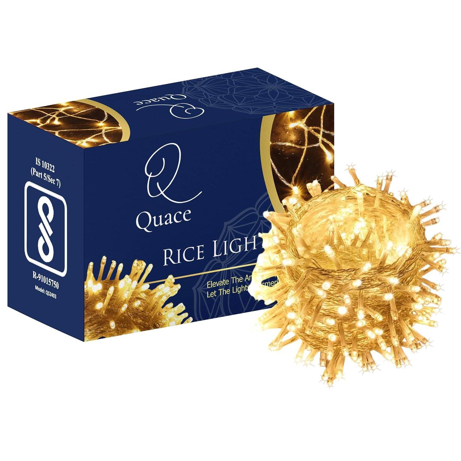 

12 Meter (36 Feet) Decorative 42 Warm White LED String Light Plug for Indoor & Outdoor Decorations,String Lights for DIY, Party