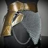 Brave Lady Armor, Medieval Knight Tassets Armor with Chainmail, Female Costume, Cosplay Armor, Larp Armor