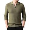 Yalu Men's Business Casual Zipper Knit Pullover Sweater