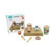 Kids Wooden Coffee Toy Set Toddler Pretend Play Kitchen Accessories Gift for Children House Play Early Educational Toys for Kids
