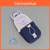 Korean Style Marine Design Large Capacity Drawstring Pen Case For Teens And Students