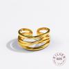 Xiaomi Real 925 Sterling Silver Rings for Women Open Vintage Wedding Trendy Jewelry Large Adjustable Antique Rings Anillos