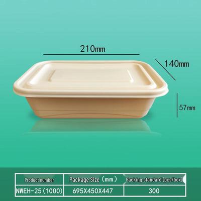 Yuan Zheng He Biologisch abbaubare Behälter für Mitnahmegerichte aus Maisstärke