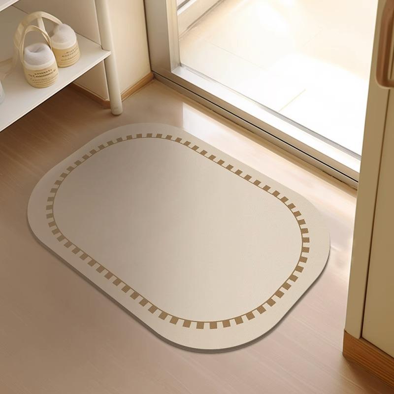 

Bathroom Carpet Mat Bathroom Modern Diatomaceous Earth Bath Mat Soft and Comfortable Suitable for The Bathroom Floor Mat 40x60cm