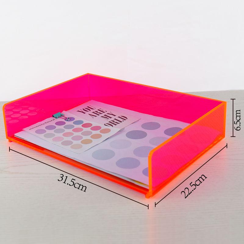 

Letter Tray,Clear Acrylic A4 Paper Tray,School Teacher Office Supplies Organization,Stackable Desk File Organizer Storage Basket