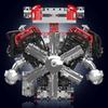 Modelová řada Stavebnice motorů Technické STEM hračky Nádrž Moc Motor V8 Superauto V12 Stavebnice Montážní sada Hračka Děti Dospělí Dárek