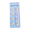 Nail Art Double-Ended Sponge Pen: Gradient, Blending, Dotting & Stippling Tool for Nail Artists