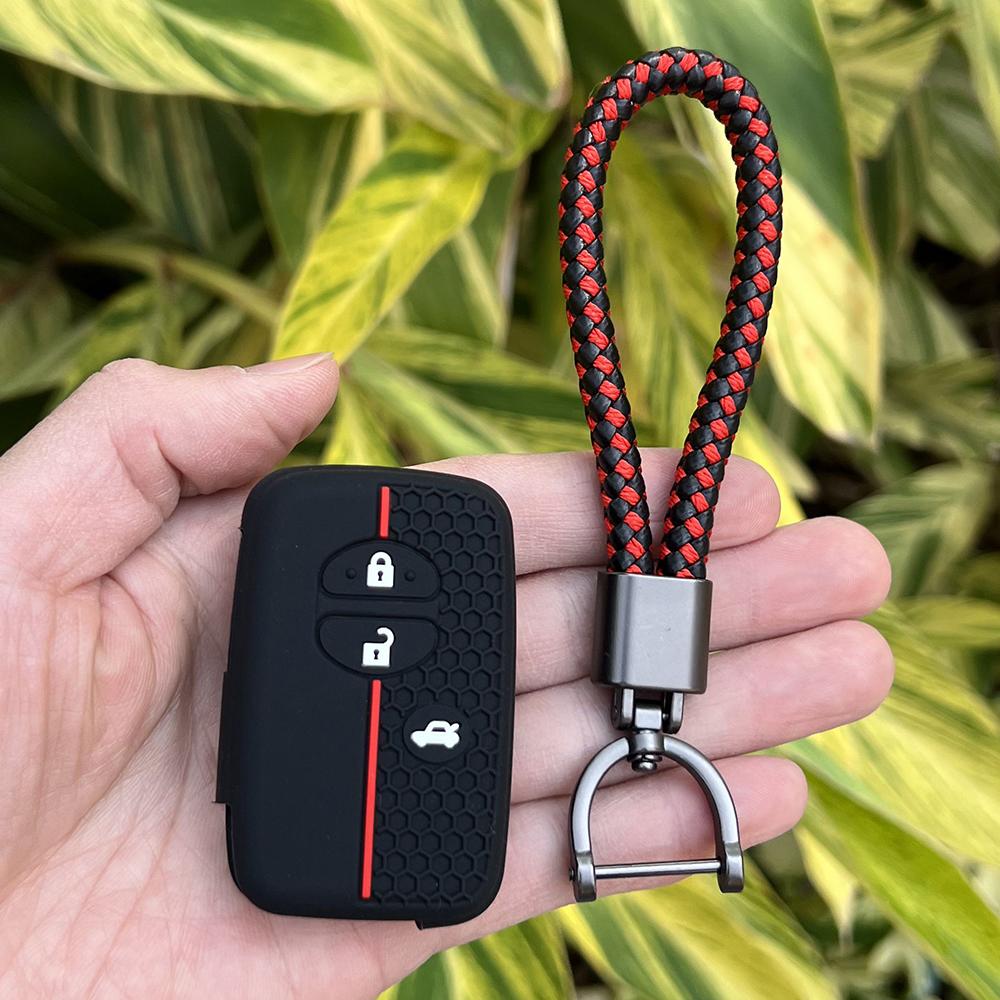 Silicone Car Fob Key Case Holder Cover Shell for Toyota Camry Prius Land Cruiser Prado 150 Crown for Subaru Foreste XV Remote