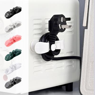 Multi Functional Cable Organizer Kitchen Storage Winding Device Household Appliance Plug Holder Power Cord Winding Clip
