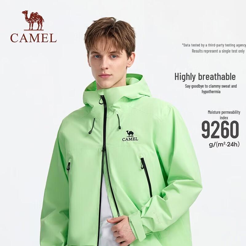Camel Waterproof Single-Layer Outdoor Jacket
