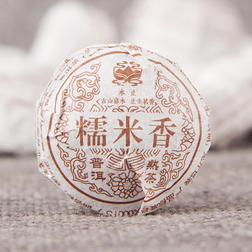 Yunnan Pu-erh Tuocha Ripe Black Tea 100g Glutinous Rice Flavor Premium