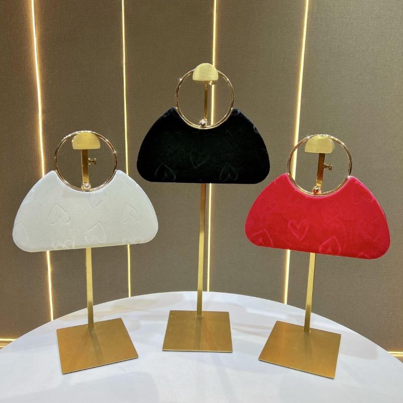 Fashion Chain Bag, Crossbody Bag, Heart-shaped High-end Handbag, Round Ring Handbag