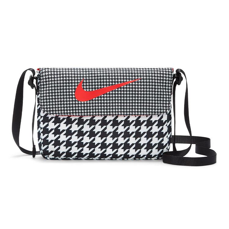New Nike Fabric Shoulder Bag, Crossbody Bag Unisex Black White DJ8067-010