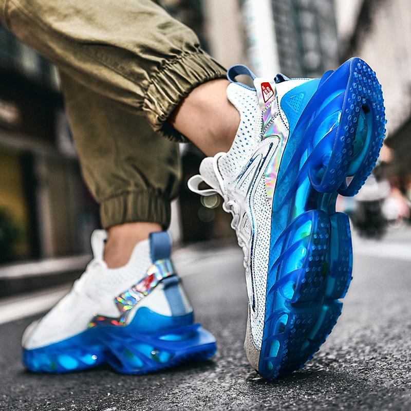 Herresko Joggesko Herre tenis Luksussko Herre casual Trainer Race Pustende mote loafers løpesko for menn