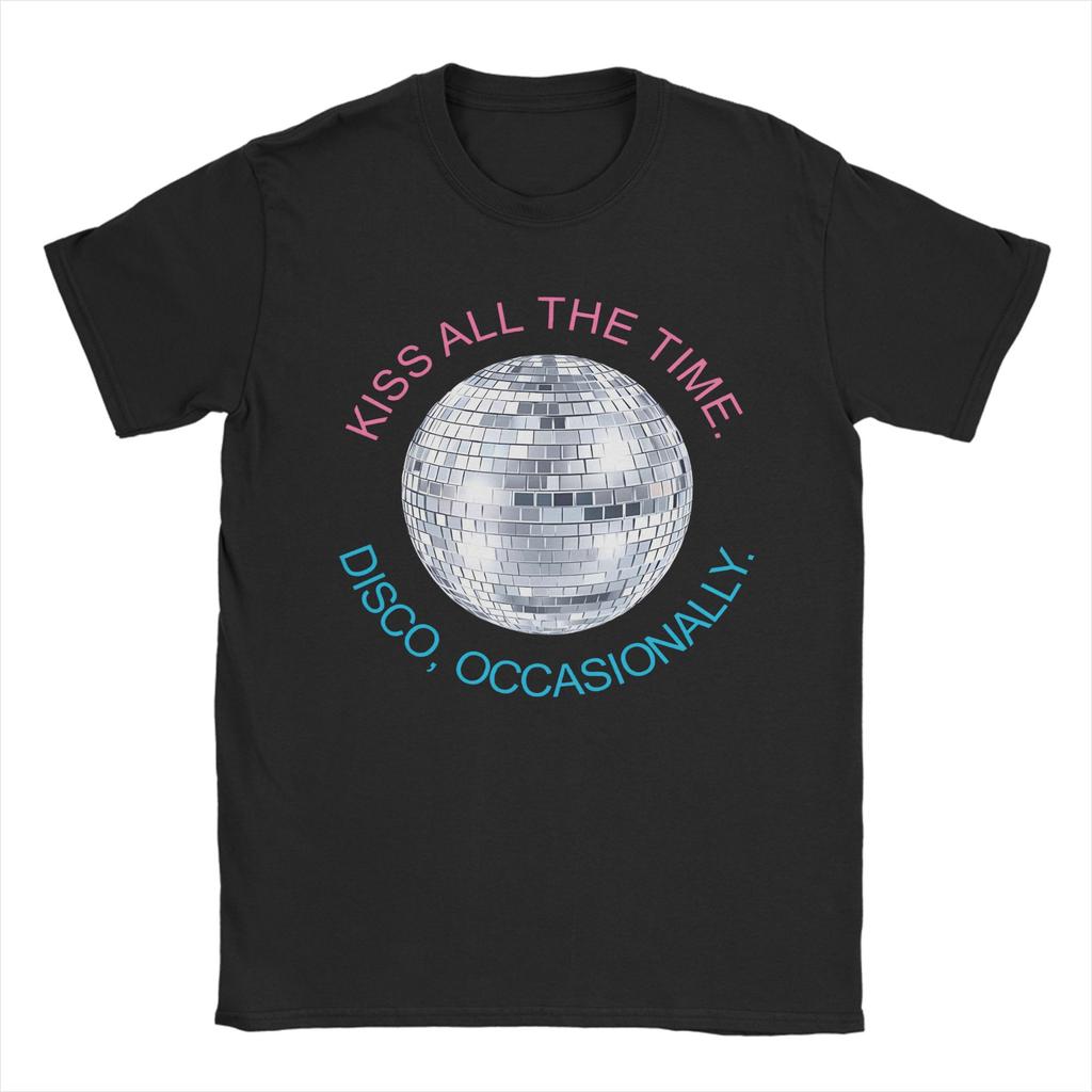 Unisex Unisex Kiss All The Time Disco T Shirts Harrys Music Styles 100 Cotton Clothes Vintage Short Sleeve Tees Gift Idea TShirts