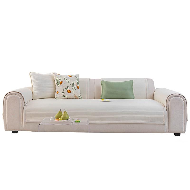 Cooling Ice Silk Sofa Cover Slipcover Non-Slip Seat Pad Living Room Couch Cushion Mat