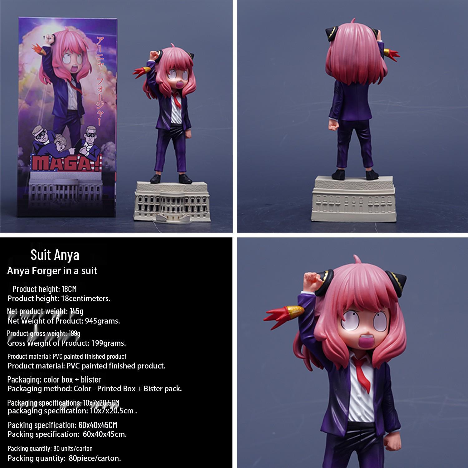 Spy x Family Anya Cosplay Anime Figurine Ornament Gift