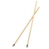 1 Pair Music Student Drum Sticks Wood and Stainless Steel Drum Mallets for Music Enthusiasts and Studio Recording Use
