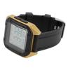 Digitale Sportuhr für Herren Damen EL-Hintergrundbeleuchtung Stoppuhr Countdown Woche Wecker TPU-Armband Doppelzeit Wasserdichte Uhr