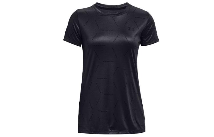 Футболка Under Armour Athletics Прямой крой Женская Черная 1366965-590 XS