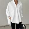 ZANZEA Blusa Casual de Manga Larga Holgada con Cuello Vuelto para Mujer