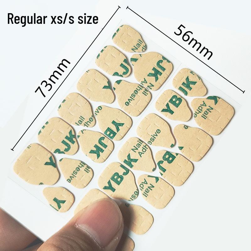 Upgraded Wearable Nail Jelly Glue: Ultra-Sticky, Double-Sided, Waterproof, Ultra-Thin Nail Tape.