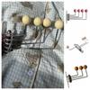 3/4 Hooks Wall Hook Iron Art Decorative Hat Holder Rack Room Storage Hook  Entryway