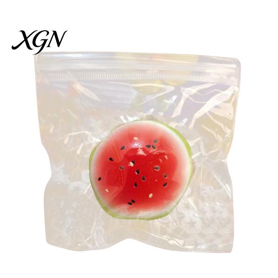 TPR Stress Ball Watermelon Dessert Squeeze Toy Anti-Anxiety Slow Rising Food Relaxation Fidget Sensory Pinch Summer Party Favors