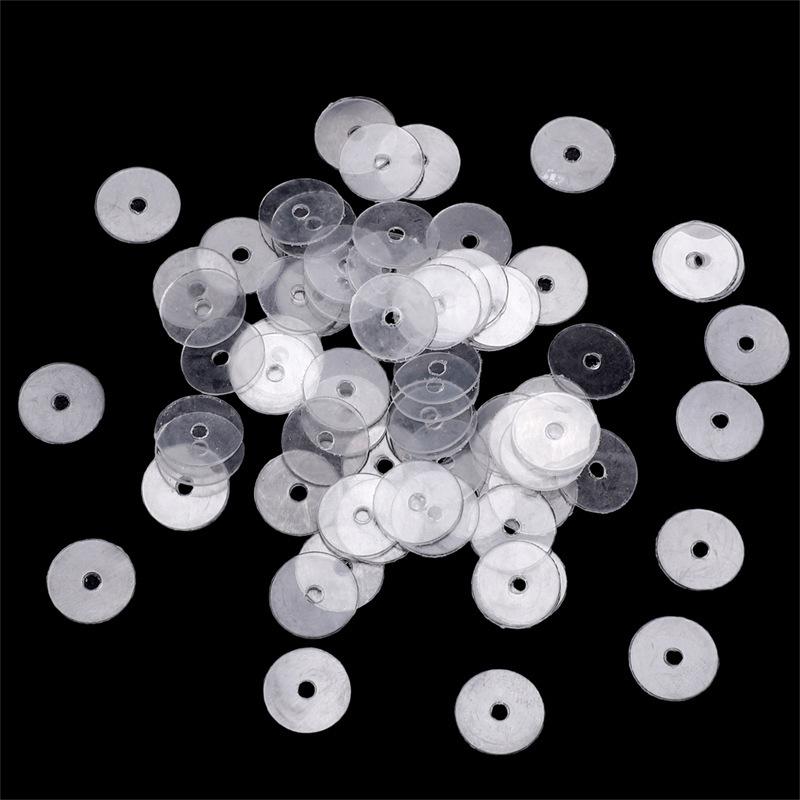 Durable Transparent PP Gasket Beads for DIY Beaded Bracelets