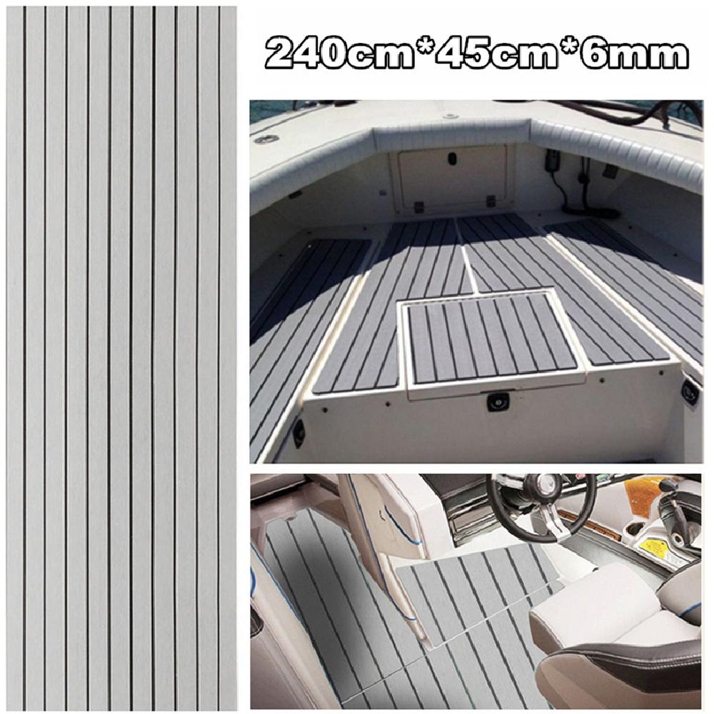 Teak EVA Foam Boat Decking - Non-Skid, Water-Resistant (240cm×45cm×0.6cm)