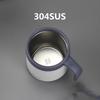 Stainless Steel Vacuum Insulated Coffee Mug 350/500ml Thermos Water Tumbler with Handle Lid - Thermal Tea Cup for Hot And Cold B