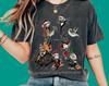 Disney Retro Nightmare Before Christmas Merry Christmas Lights T-Shirt | Jack Skellington and Sally Christmas Party | Aesthetic Gift R495