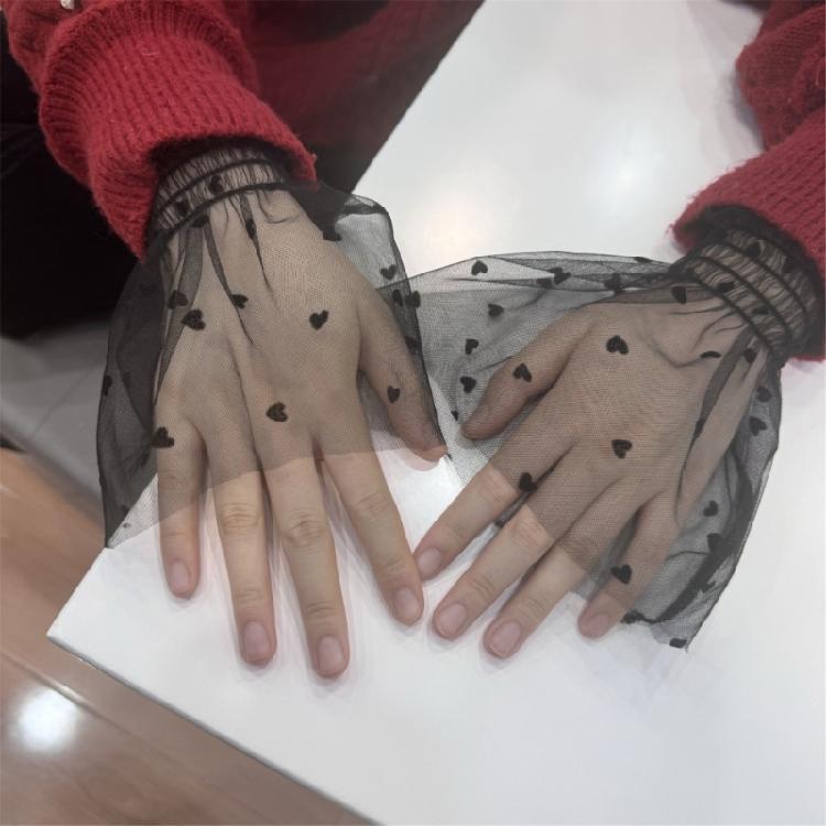 Elegant Decorative Arm Covers Lace Arm Sleeves For Bride Wedding Comfortable Mesh Gloves Elegant Ceremony Accessories