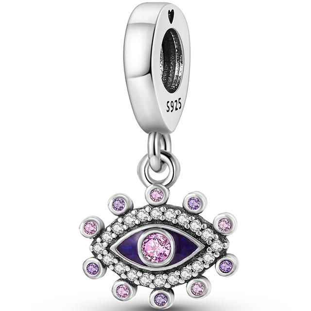 925 Silver Heart Silver Series Pendant Charm Beads Fit Original Bracelet Necklace For Women Diy Making Jewelry Gift