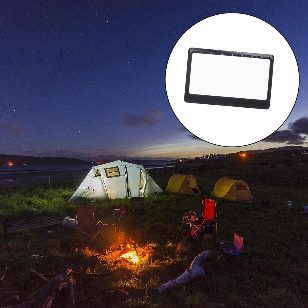 1 szt. Kieszonkowa Lupa z Soczewką Outdoor Fre HD Szkło do Czytania