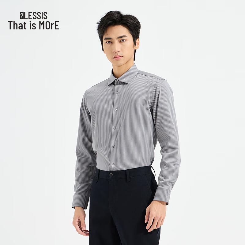 LILANZ Men s Modal Blend Fleece-Lined Long-Sleeve Shirt 40