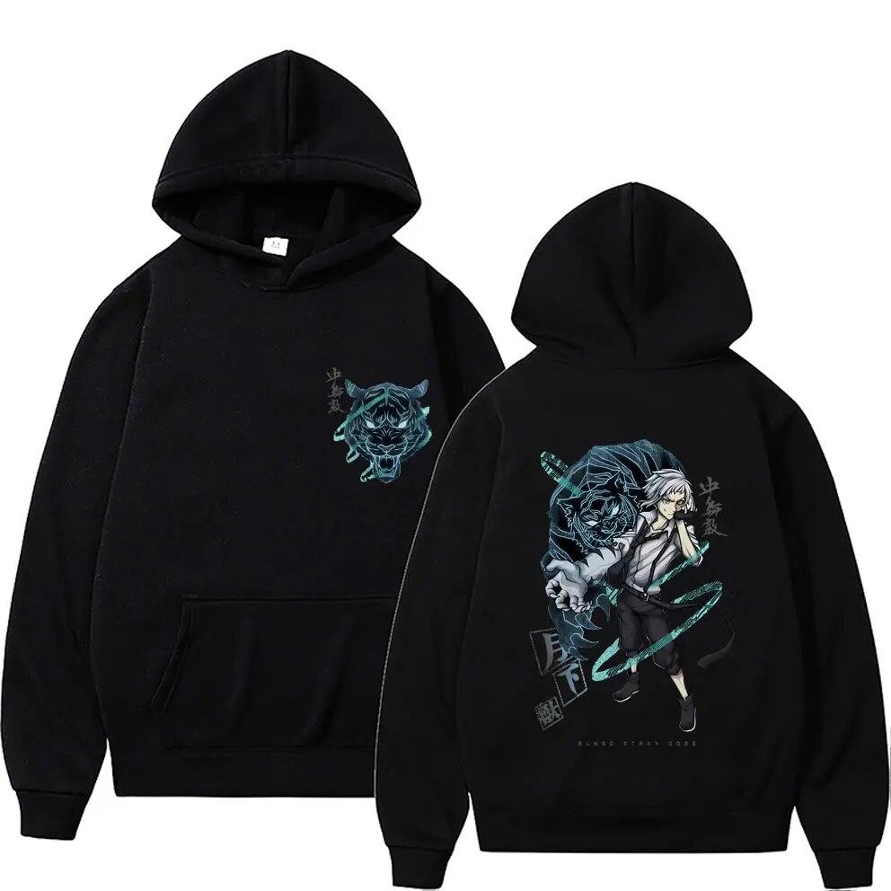 Anime Bungo Stray Dogs Nakajima Atsushi Graphic Print Hoodie Unisex Vintage Unisexga Sweatshirt Unisex Casual Oversized Hooded Pullover