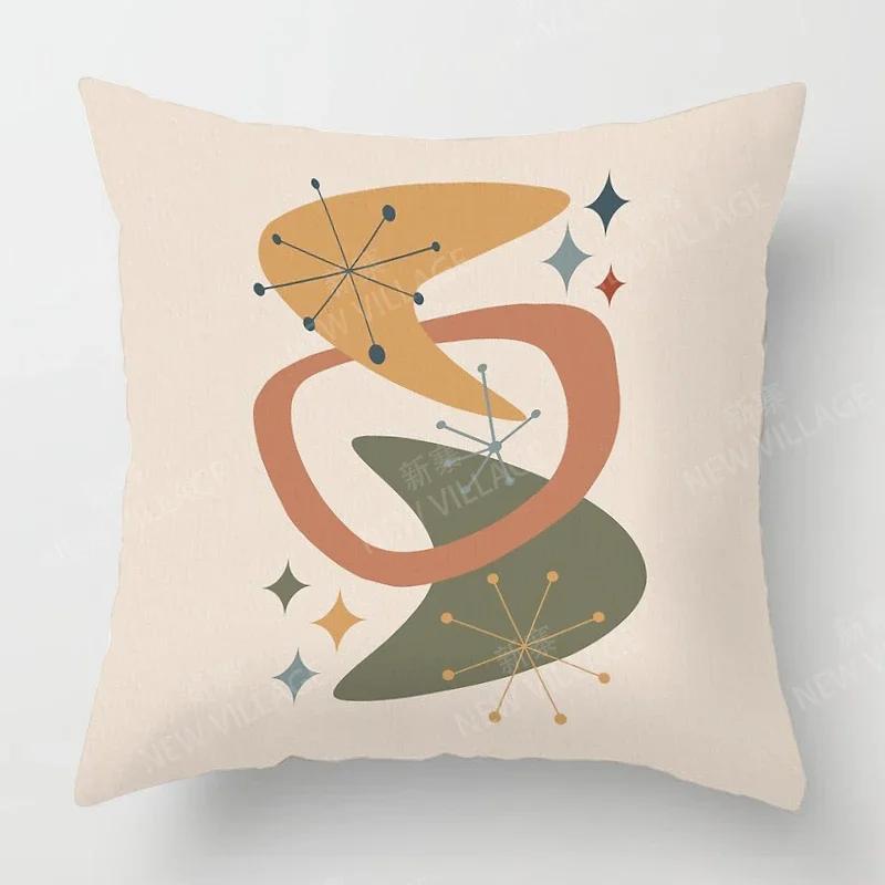 Nordic Fall Home Decor Autumn Throw Pillow Case Sofa Cushion Cover Modern X X X X Geometry