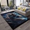 Tappeto Animale Tigre dei Sogni 3D Cartoon per Casa Soggiorno Camera da Letto Divano Zerbino Decorazione, Tappeto per Area Giochi Bambini Tappetino Antiscivolo